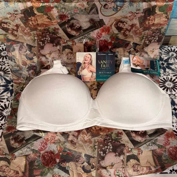 Vanity Fair Women's White Bra - Picture 2 of 5
